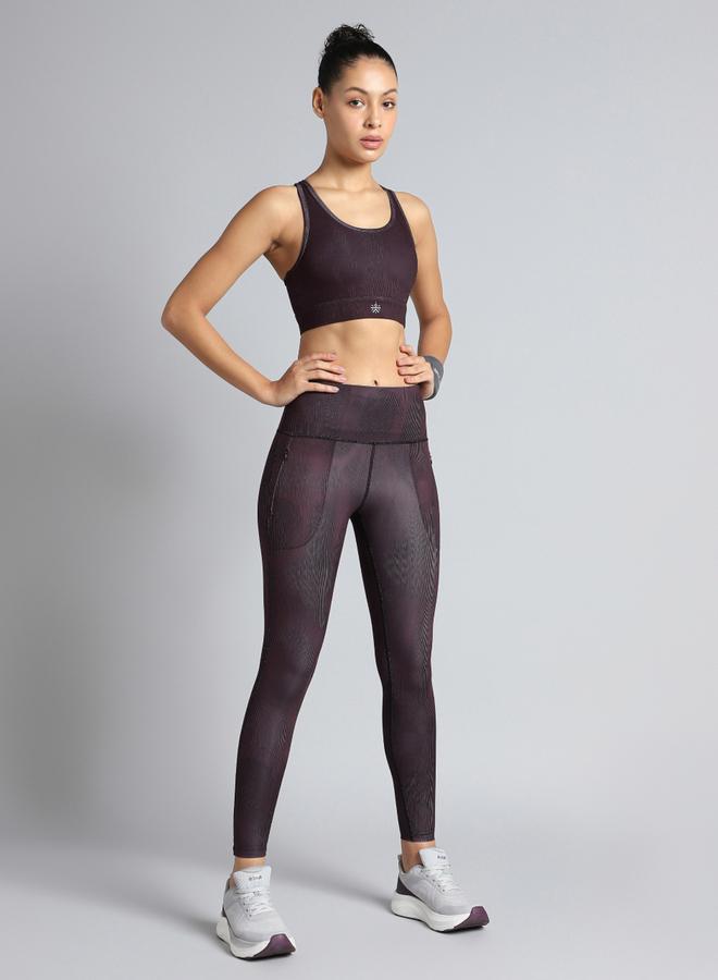 Cult Women Urban Camo Running High Support Bra - Image 4